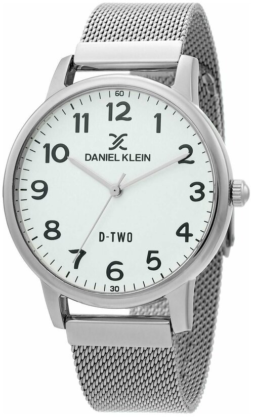 Наручные часы Daniel Klein 12395-4, серебряный, белый