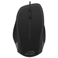 PC Мышь проводная Speedlink Ledgy Mouse USB, Silent, black-black (SL-610015-BKBK)