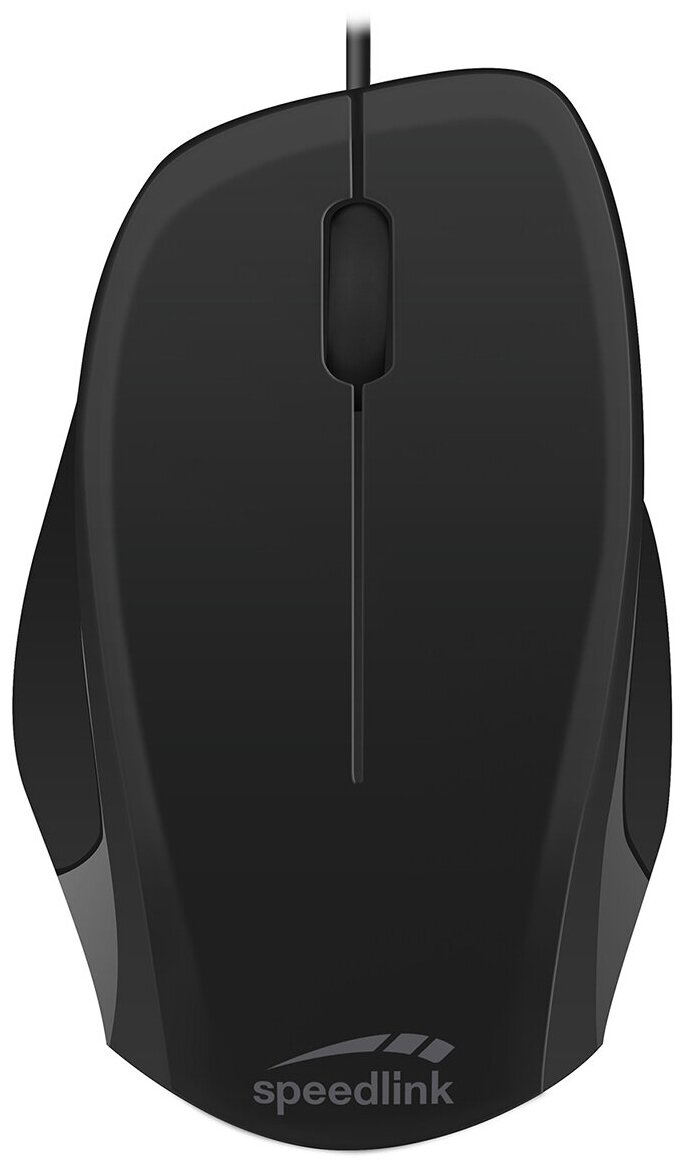 PC Мышь проводная Speedlink Ledgy Mouse USB, Silent, black-black (SL-610015-BKBK)