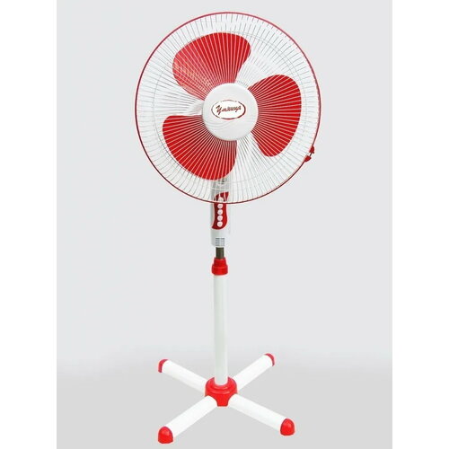 Вентилятор напольный Умница модель BH-16 бело-красный цвет 214000₽