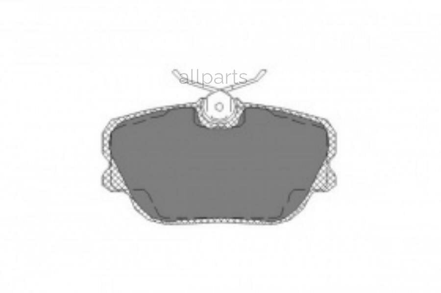 SCT GERMANY SP124 колод. торм. задн. MERCEDES 190 (W201) 82-93