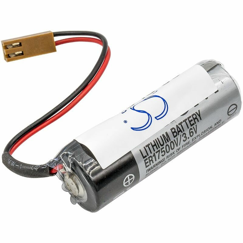 Аккумулятор CameronSino CS-PLC276SL для контроллеров Toshiba ER17500V с коричневым разъемом 2700mah