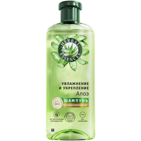 Шампунь Herbal Essences Алоэ, для увлажнения и укрепления волос, 350 мл