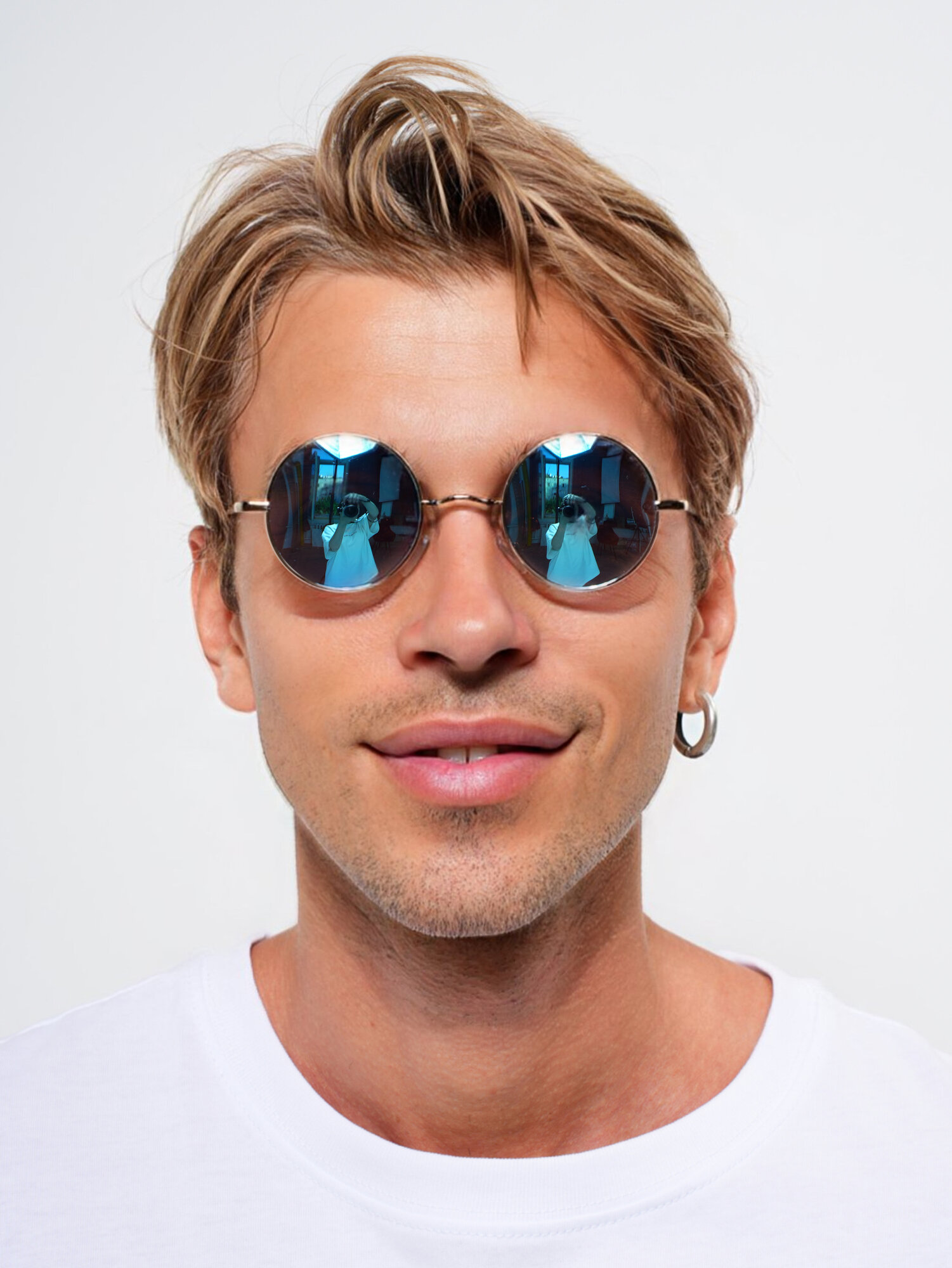 Солнцезащитные очки Zabologen, голубой — фото 1