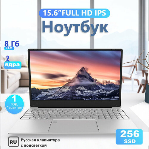 156 Ноутбук VOVE 1920x1080 Intel Celeron N4000 11 ГГц RAM 8 ГБ DDR4 SSD 256 ГБ Intel UHD Graphics Windows 11 PRO серый С мышью и гарнитурой 20623₽