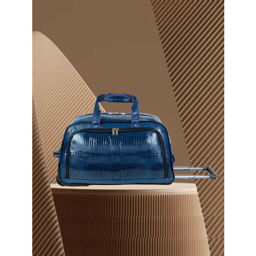 Сумка дорожная TIMSOON, 50 л, 30х30х50 см, ручная кладь, синий