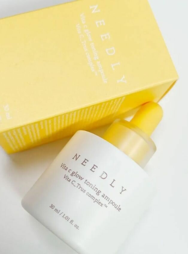 Изображение Тонизирующая сыворотка с витамином С для сияния кожи Needly Vita C glow toning ampoule, 30 мл