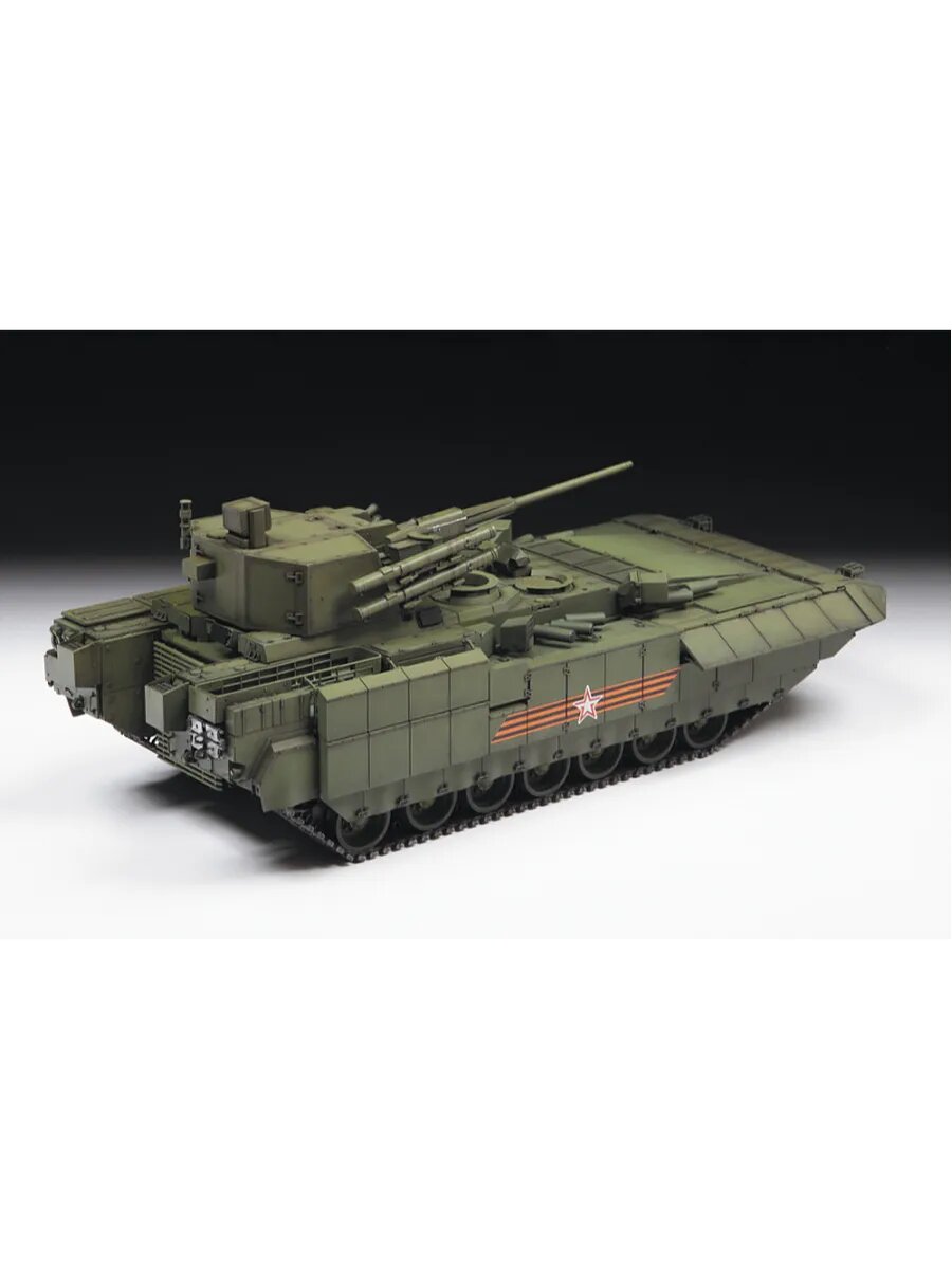 Тбмп Т-15 "Армата" с модулем «Кинжал» ZVEZDA 381 деталь, масштаб 1:35 — фото 1