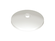 Dish 4 x 4 Inverted (Radar) with Solid Stud, 3960 White N