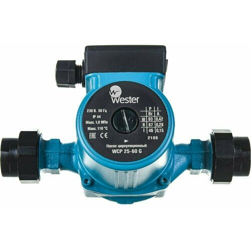 0-18-0030 Насос Wester WCP 25-60G с гайками 3530₽