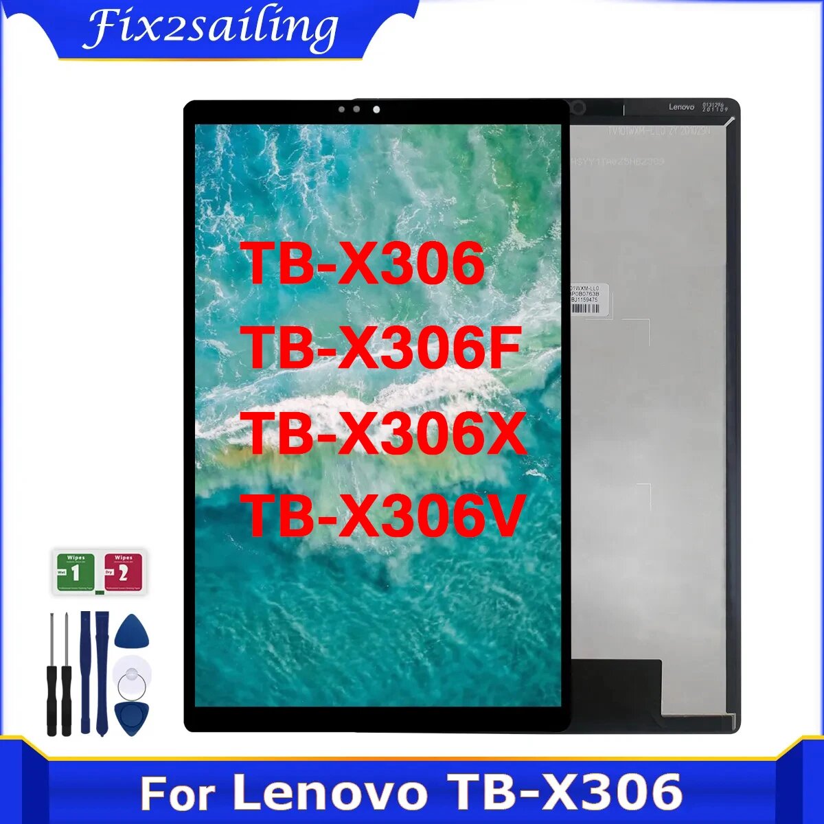 101-дюймовый ЖК-дисплей для Lenovo Tab M10 HD 2-го поколения TB-X306F TB-X306X TB-X306V TB X306 дигитайзер сенсорного экрана в сборе Ori Black