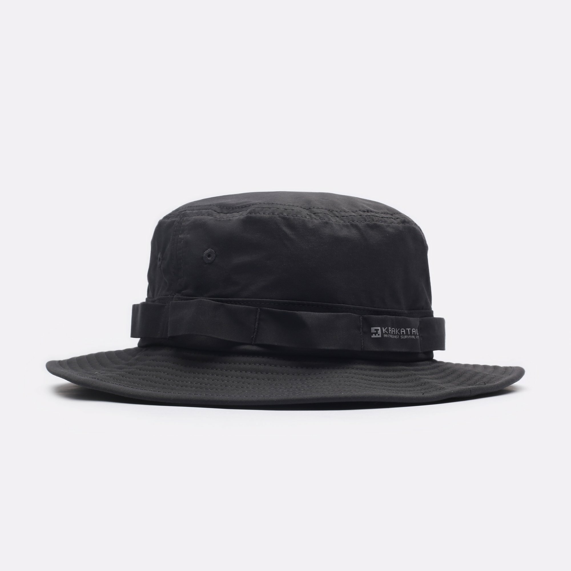 Панама Krakatau Wide Brim Boonie Hat для мужчин, размер OneSize, черный