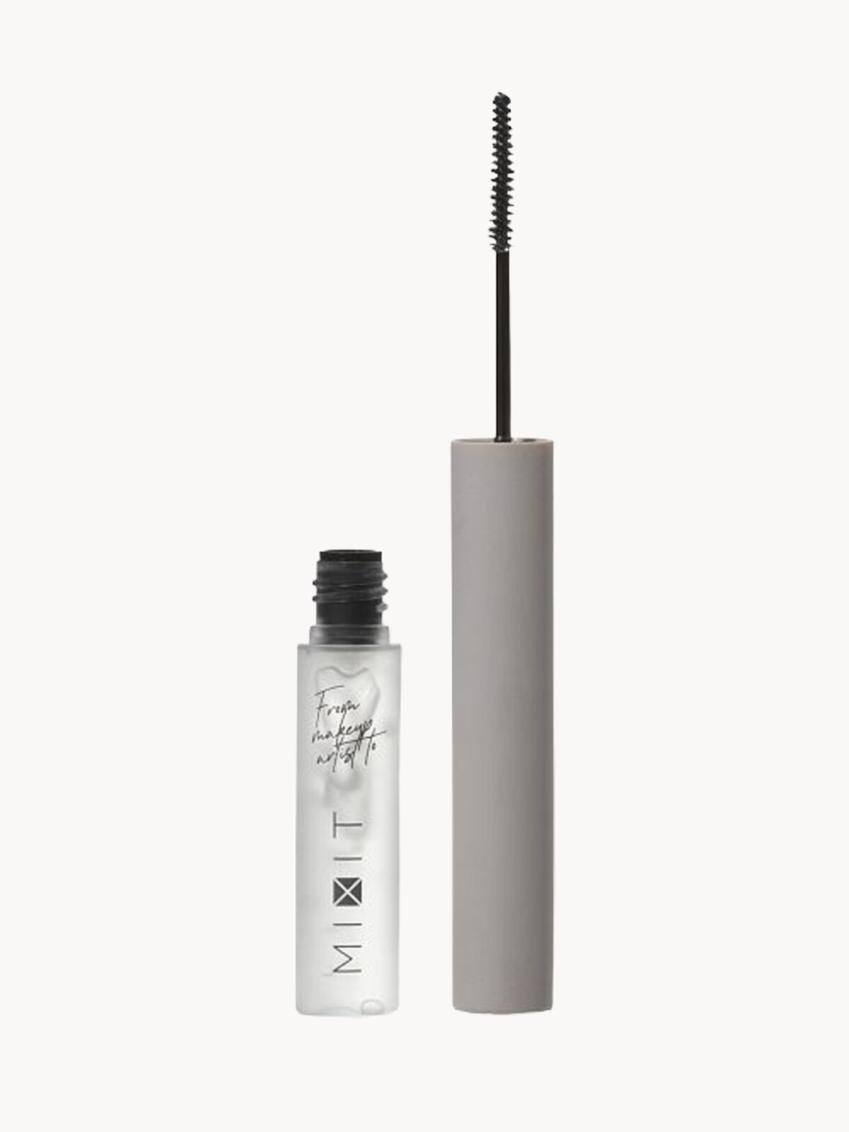 Гель фиксатор для бровей MIXIT MAKE UP с эффектом ламинирования прозрачный. Декоративная косметика для макияжа