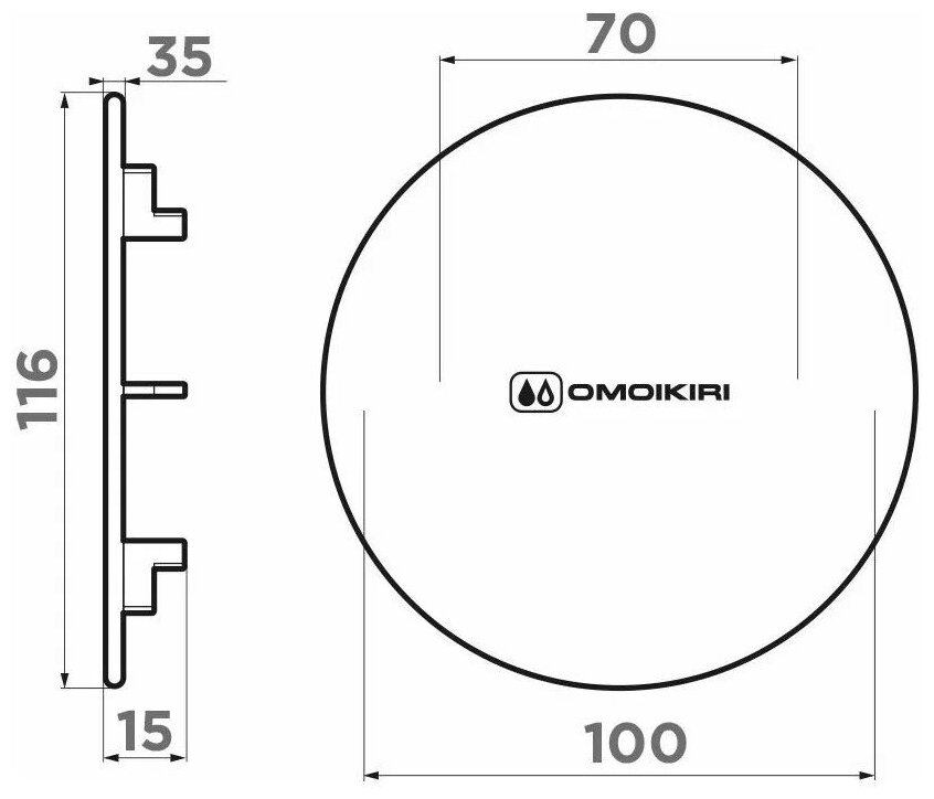 Декоративная накладка Omoikiri DEC-IN - фотография № 1