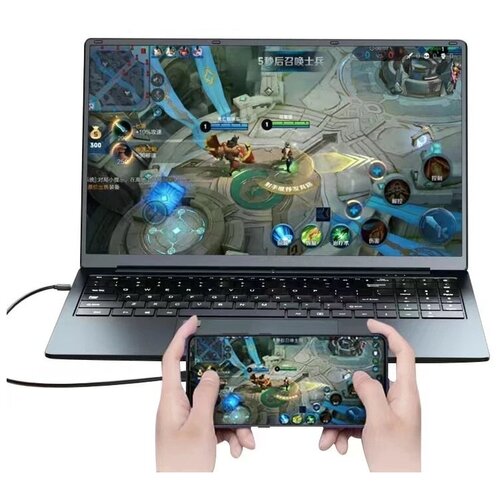 156 Ноутбук PDA XL33 Intel Celeron N5095 20 ГГц RAM 12 ГБ SSD 512 ГБ Intel UHD Graphics 600 Windows Pro Темно-серый Российская клавиатура 2799000₽