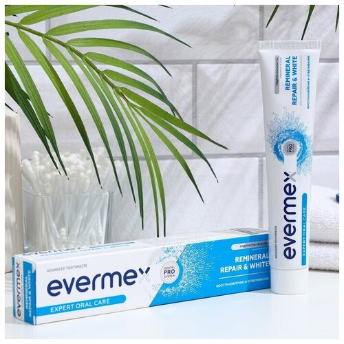 Зубная паста Evermex Remineral Repair & White, 75 мл./В упаковке шт: 1