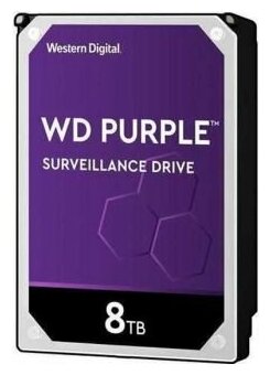 Western digital 8TB WD Purple PRO (WD8001PURP) {Serial ATA III, 7200- rpm, 256Mb, 3.5