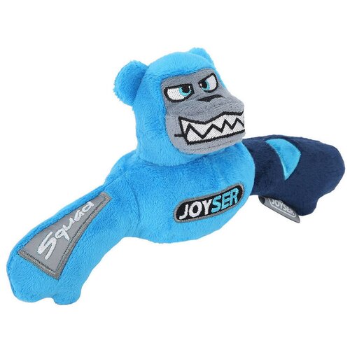 Игрушка JOYSER Squad mini J-Bear для собак Медведь с пищалкой S/M 19 см голубой игрушка для собак joyser squad mini медведь j bear с пищалкой s m голубой 19см