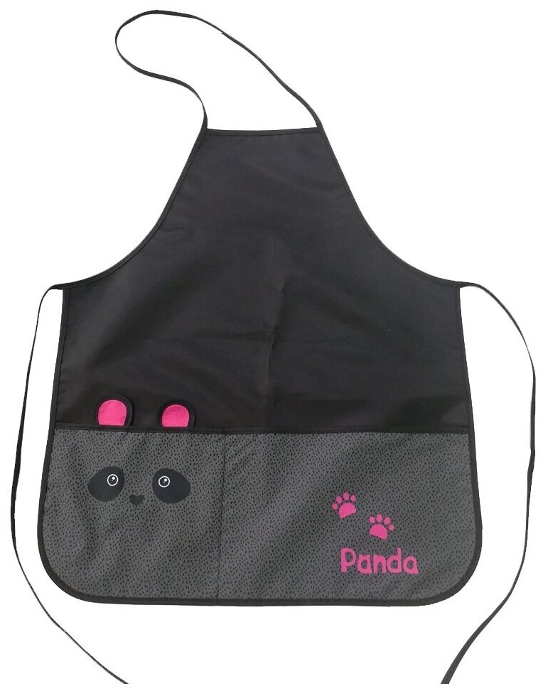 Фартук для труда №1 School Panda 2, кармана, нарукавники