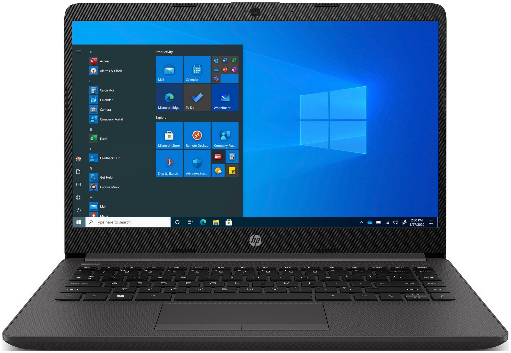 Ноутбук 14 HP 240 G8 Core i3 1005G18Gb256Gb SSD14 FullHDWin10 Серебристый 43W55EA