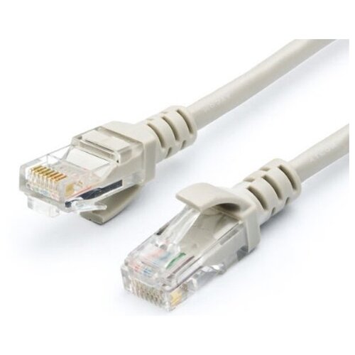 сетевой кабель gembird cablexpert utp cat 5e 5m gray pp12 5m Сетевой кабель ATcom RJ45 cat.5e UTP 5m Grey АТ4719