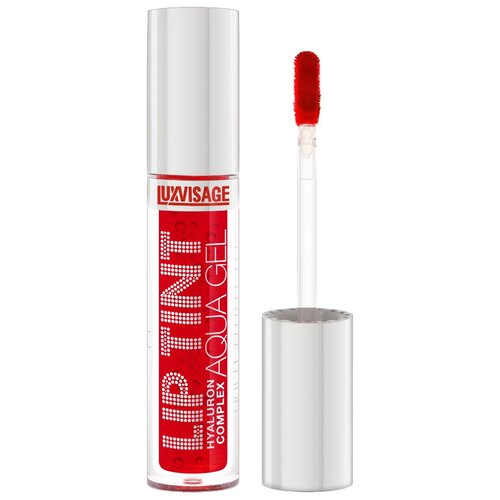 Тинт для губ с гиалуроновым комплексом LUXVISAGE LIP TINT AQUA GEL hyaluron complex тон: 01 Aperol