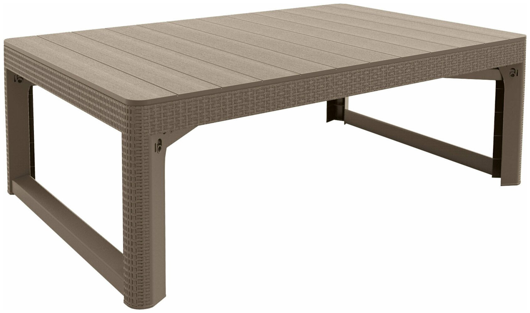 Стол раскладной Lyon table rattan (капучино)