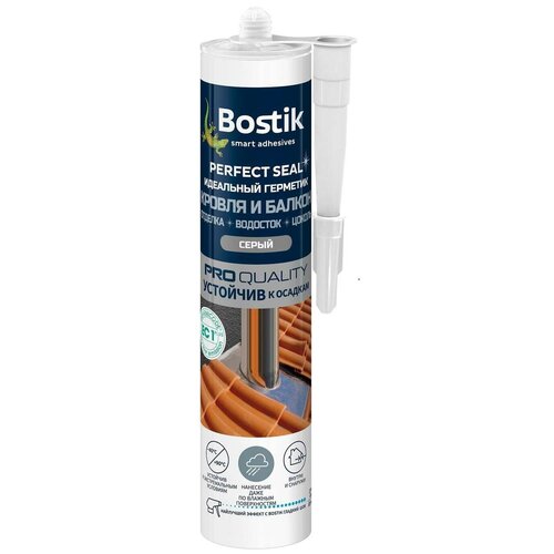 Герметик Кровля и Балкон Bostik Perfect Seal серый 290мл