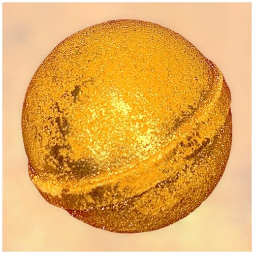 Art of Joy // Бомбочка-гейзер золотая с шиммером (аромат D&G — Antology 3 L'Imperatrice), 265 гр.