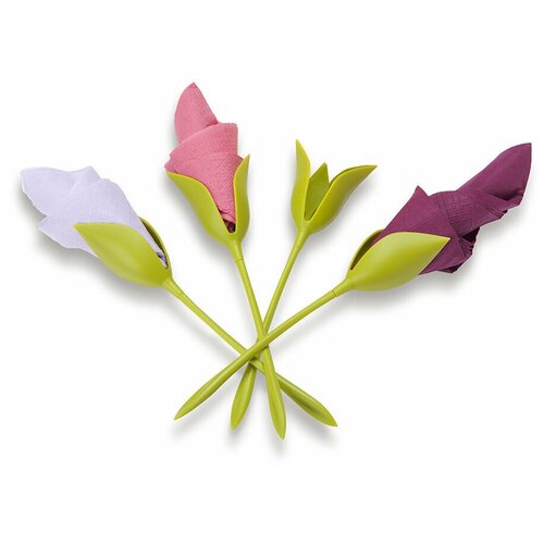 Набор держателей для салфеток peleg, bloom, 4 шт.