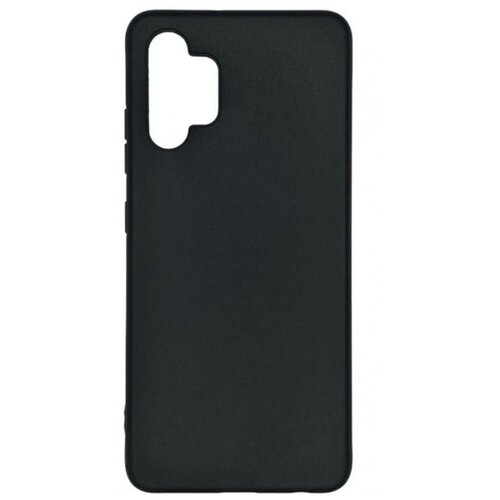 Krutoff / Чехол-накладка Soft Case для Samsung Galaxy A32 (A325) черный силиконовый чехол zibelino для samsung galaxy a04s a13 soft matte защита камеры черный