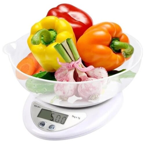 электронные кухонные весы kitchen scale со съемной чашей 5 кг Электронные кухонные весы с чашей / Весы кухонные со съемной чашей