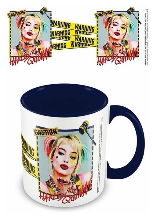 Кружка Birds Of Prey (Harley Quinn Warning) Pyramid - фото №2