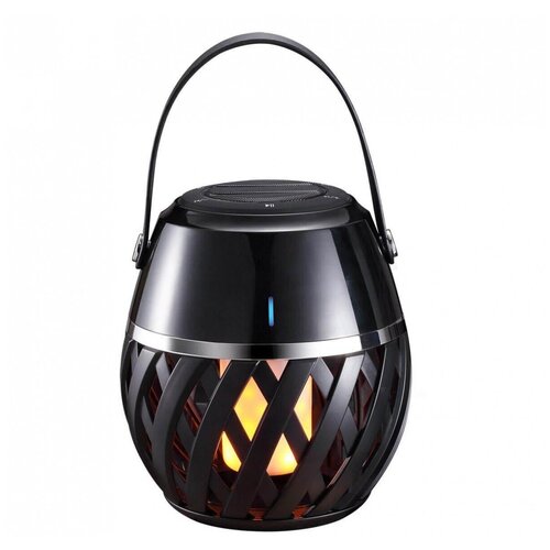 фото Переносной светодиодный фонарь uniel аккумуляторный uld-r201 led/flame black ul-00006768