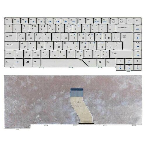 Клавиатура keyboard MP-07A23SU-4421 для ноутбука Acer Aspire 4210 4220 4230 4310 4315 4320 4330 4430 белая 939₽