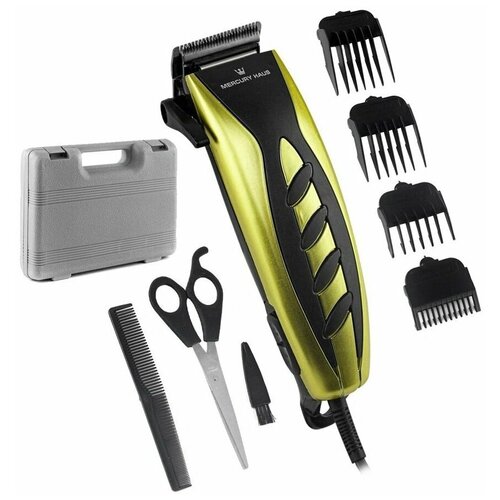 Машинка для стрижки MercuryHaus MC-6990 золотойчерный 1000₽