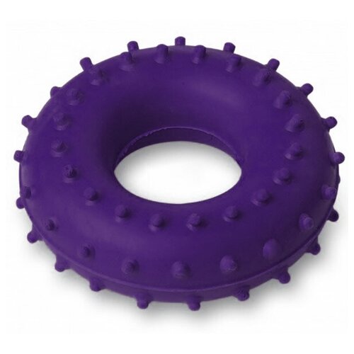 фото Эспандер кистевой массажный, кольцо эркм - 40 кг (фиолетовый) smart athletics