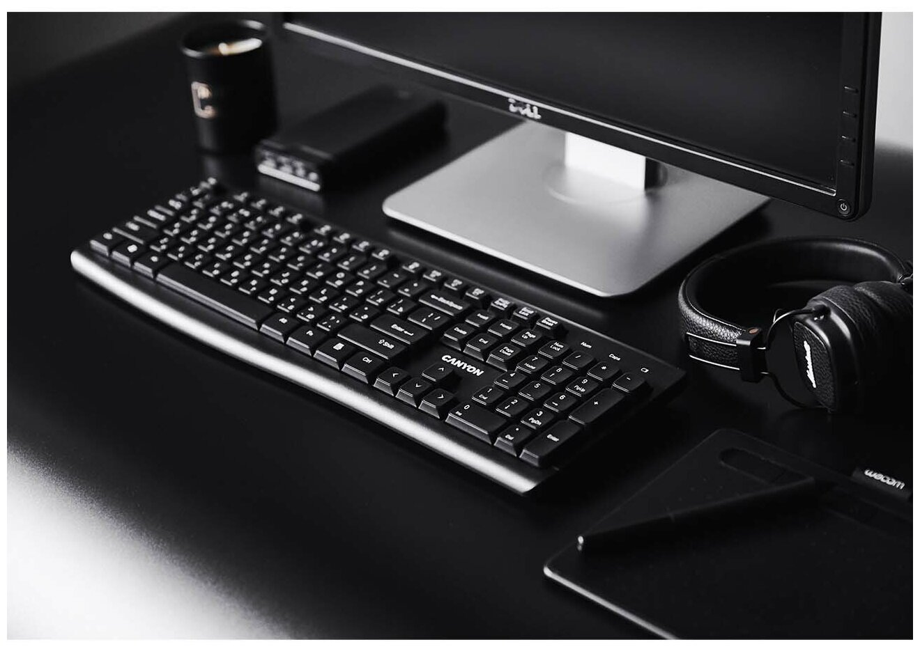 Беспроводная клавиатура Canyon CNS-HKBW05-RU черный