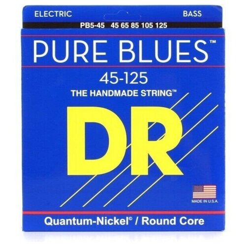 DR Strings PB5-45 PURE BLUES Струны для 5-струнной бас-гитары