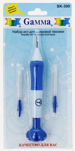 Изображение товара Gamma SK-300 Набор игл для ковровой техники в блистере 3 иглы 1.3/1.6/2.2 мм