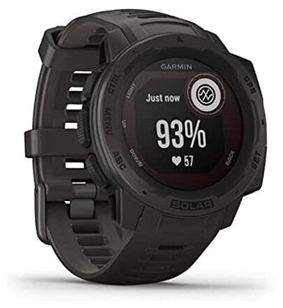 Спортивные часы Garmin INSTINCT Solar, цвет черный