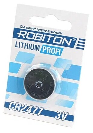 Элемент питания ROBITON PROFI R-CR2477-BL1 CR2477 BL1