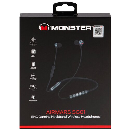 Bluetooth гарнитура Monster Airmars SG01 Black 349000₽