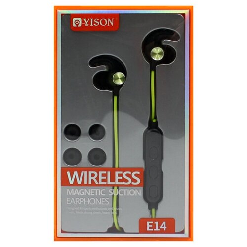 Наушники беспроводные Yison E14 зеленый 86000₽
