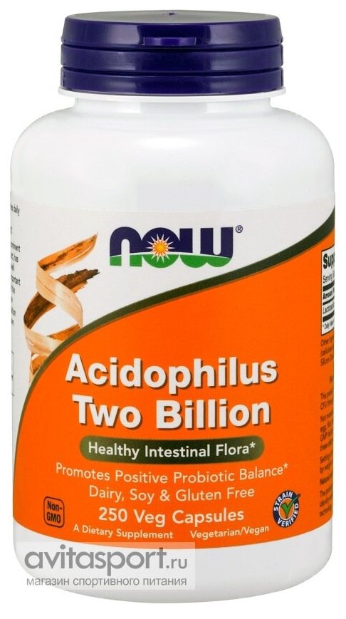 NOW Acidophilus 2 Billion 250 капс