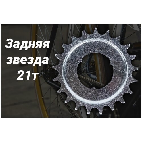 Звезда для велосипеда задняя 21 зуб ( Coster )