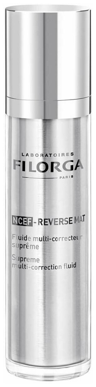 Крем для лица FILORGA NCEF-REVERSE MAT антивозрастной флюид с гаилуроновой кислотой, коллагеном, витаминами, восстановление и регенерация кожи, на подарок