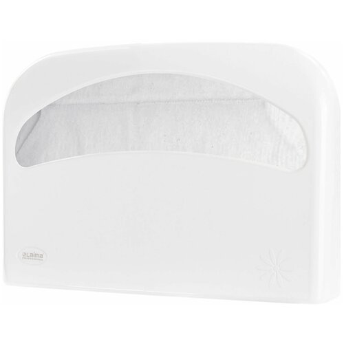 Диспенсер для покрытий на унитаз LAIMA PROFESSIONAL ORIGINAL V1 12 сложения белый ABS-пластик 605785 1706₽