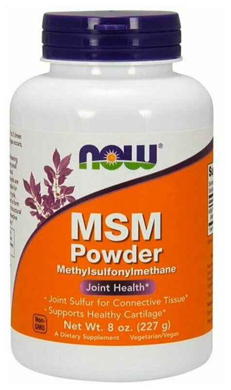 NOW MSM Pure Powder, 227 г