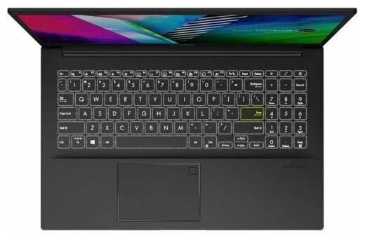 Ноутбук Asus VivoBook K513EA-L12236 Core i7 1165G7 16Gb SSD512Gb Intel Iris Xe graphics 156 OLED FHD 1920x1080 noOS black WiFi BT Cam